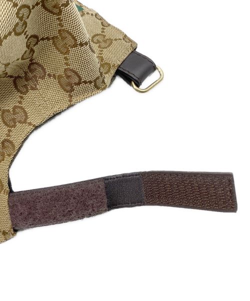 GUCCI（グッチ）GUCCI (グッチ) GGキャンバスキャップ サイズ:Lの古着・服飾アイテム
