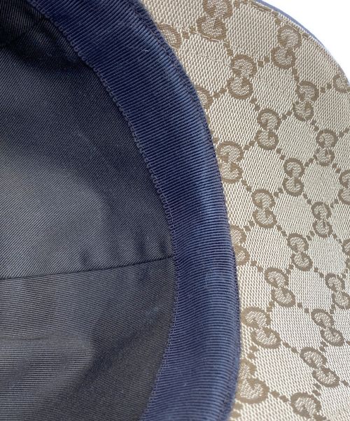 GUCCI（グッチ）GUCCI (グッチ) GGキャンバスキャップ サイズ:Lの古着・服飾アイテム