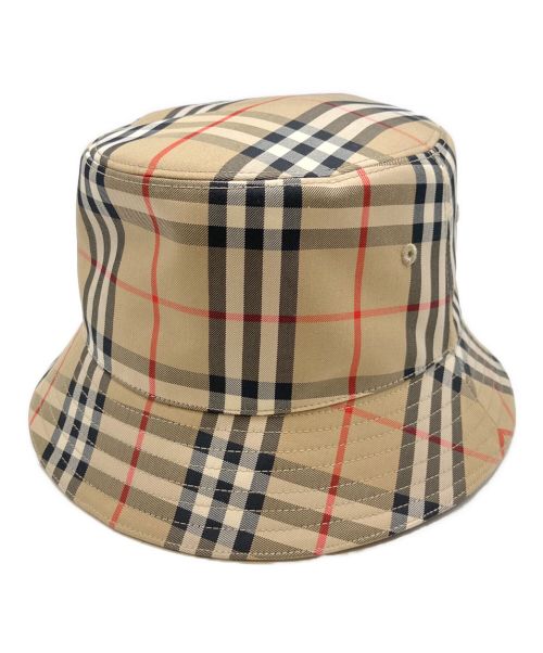 BURBERRY（バーバリー）BURBERRY (バーバリー) ノバチェック バケットハット ベージュ サイズ:XLの古着・服飾アイテム