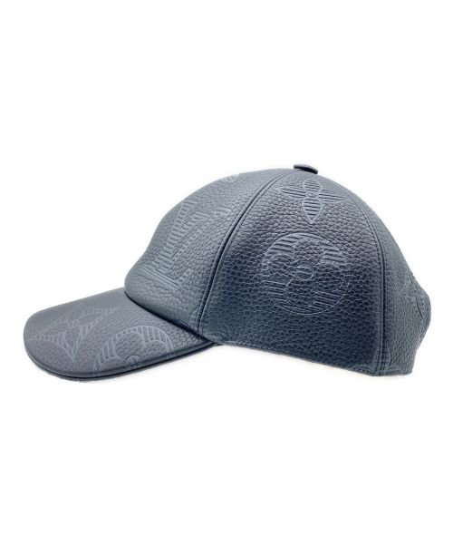 LOUIS VUITTON（ルイ ヴィトン）LOUIS VUITTON (ルイ ヴィトン) レザーキャップ ブラック サイズ:60の古着・服飾アイテム