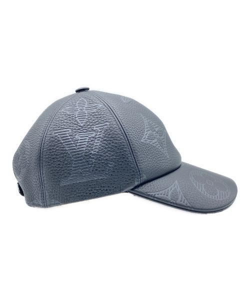 LOUIS VUITTON（ルイ ヴィトン）LOUIS VUITTON (ルイ ヴィトン) レザーキャップ ブラック サイズ:60の古着・服飾アイテム