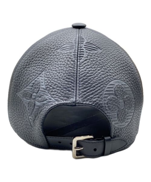 LOUIS VUITTON（ルイ ヴィトン）LOUIS VUITTON (ルイ ヴィトン) レザーキャップ ブラック サイズ:60の古着・服飾アイテム