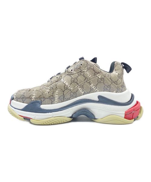 BALENCIAGA（バレンシアガ）BALENCIAGA (バレンシアガ) GUCCI (グッチ) TRIPLE S ブラウン サイズ:26.5cm(US7)の古着・服飾アイテム