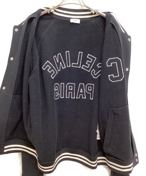 CELINE（セリーヌ）CELINE (セリーヌ) テディコットンジャケット ブラック サイズ:Lの古着・服飾アイテム