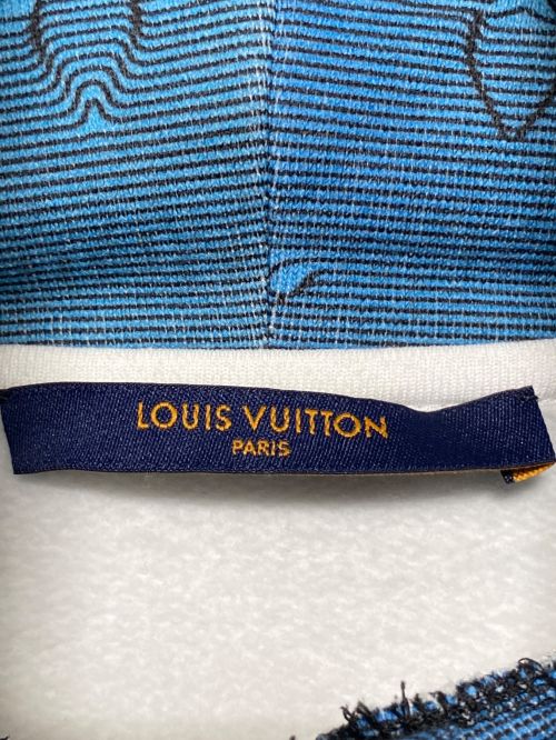 LOUIS VUITTON（ルイ ヴィトン）LOUIS VUITTON (ルイ ヴィトン) 3Dモノグラムパーカー ブルー サイズ:XSの古着・服飾アイテム