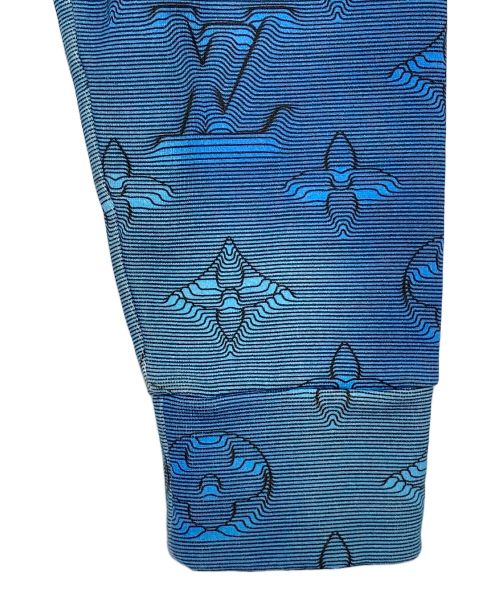 LOUIS VUITTON（ルイ ヴィトン）LOUIS VUITTON (ルイ ヴィトン) 3Dモノグラムパーカー ブルー サイズ:XSの古着・服飾アイテム