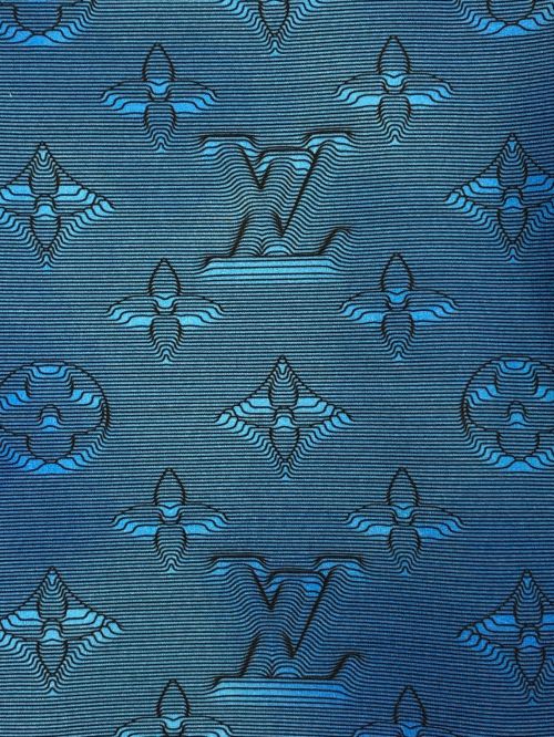 LOUIS VUITTON（ルイ ヴィトン）LOUIS VUITTON (ルイ ヴィトン) 3Dモノグラムパーカー ブルー サイズ:XSの古着・服飾アイテム