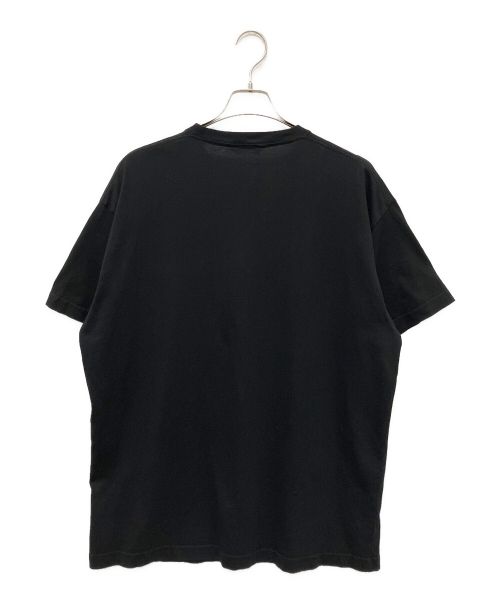 BALENCIAGA（バレンシアガ）BALENCIAGA (バレンシアガ) ワンポイントロゴTシャツ ブラック サイズ:Lの古着・服飾アイテム