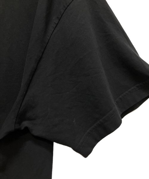 BALENCIAGA（バレンシアガ）BALENCIAGA (バレンシアガ) ワンポイントロゴTシャツ ブラック サイズ:Lの古着・服飾アイテム