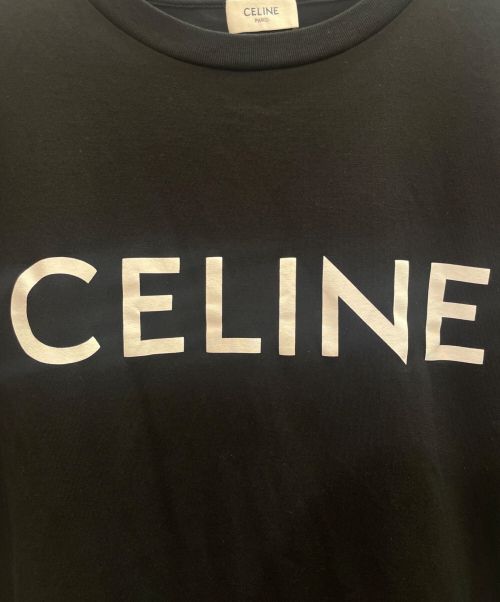 CELINE（セリーヌ）CELINE (セリーヌ) ルーズ Tシャツ ブラック サイズ:Mの古着・服飾アイテム