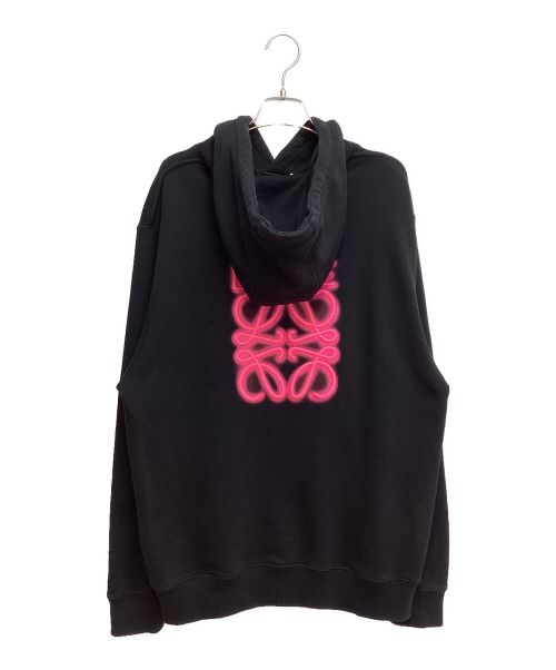 LOEWE（ロエベ）LOEWE (ロエベ) NEON HOODIE(ネオンフーディ) ブラック サイズ:Lの古着・服飾アイテム
