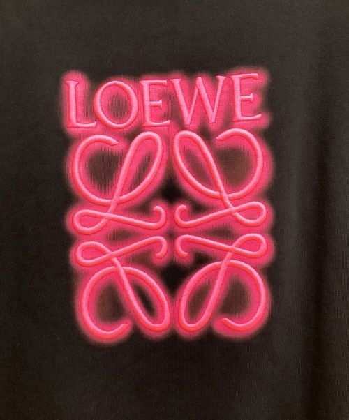 LOEWE（ロエベ）LOEWE (ロエベ) NEON HOODIE(ネオンフーディ) ブラック サイズ:Lの古着・服飾アイテム