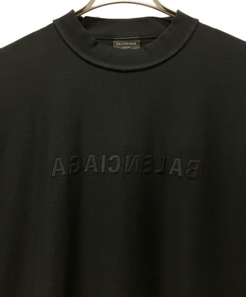 BALENCIAGA（バレンシアガ）BALENCIAGA (バレンシアガ) インサイドアウトオーバーTシャツ ブラック サイズ:2の古着・服飾アイテム