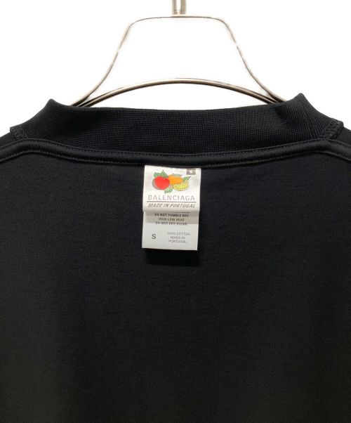 BALENCIAGA（バレンシアガ）BALENCIAGA (バレンシアガ) インサイドアウトオーバーTシャツ ブラック サイズ:2の古着・服飾アイテム