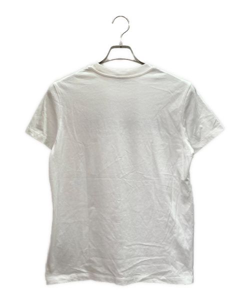 MONCLER（モンクレール）MONCLER (モンクレール) ロゴ Tシャツ ホワイト サイズ:Mの古着・服飾アイテム
