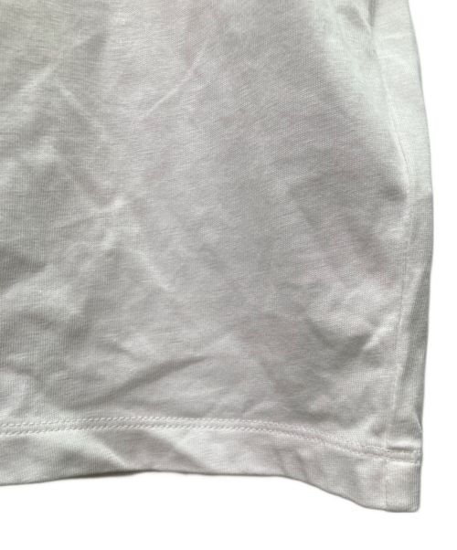 MONCLER（モンクレール）MONCLER (モンクレール) ロゴ Tシャツ ホワイト サイズ:Mの古着・服飾アイテム