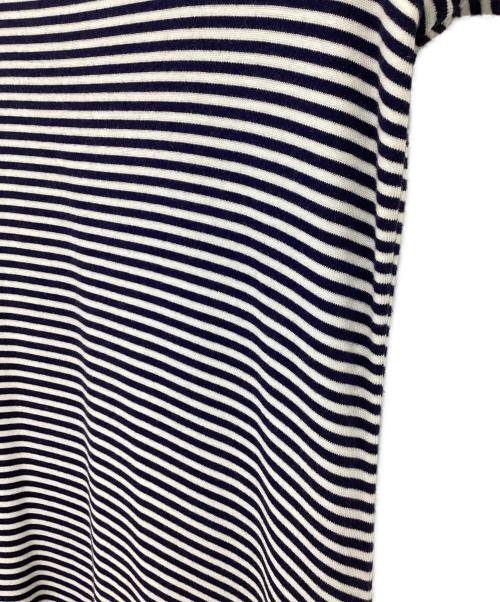 POLO RALPH LAUREN（ポロ・ラルフローレン）POLO RALPH LAUREN (ポロ・ラルフローレン) マキシワンピース ホワイト×ネイビー サイズ:Mの古着・服飾アイテム