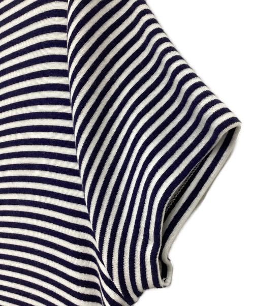 POLO RALPH LAUREN（ポロ・ラルフローレン）POLO RALPH LAUREN (ポロ・ラルフローレン) マキシワンピース ホワイト×ネイビー サイズ:Mの古着・服飾アイテム