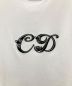 中古・古着 Dior (ディオール) KENNY SCHARF (ケニーシャーフ) コラボ刺繍ロゴTシャツ ホワイト サイズ:XL：45000円