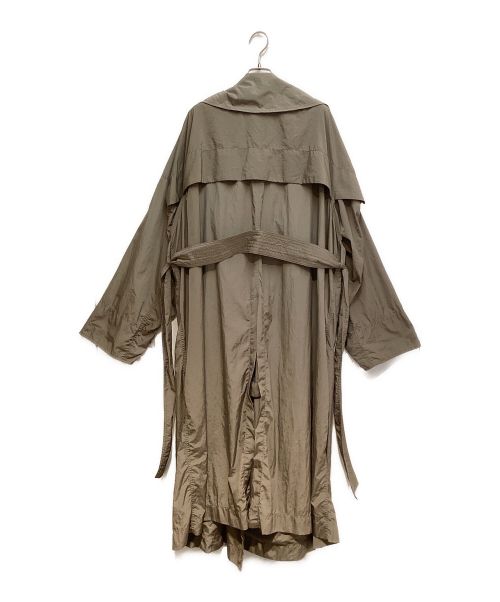 ISSEY MIYAKE MEN（イッセイミヤケメン）ISSEY MIYAKE MEN (イッセイミヤケメン) Nylon Trench Coat （ナイロントレンチコート） オリーブ サイズ:3の古着・服飾アイテム