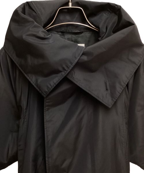 ISSEY MIYAKE（イッセイミヤケ）ISSEY MIYAKE (イッセイミヤケ) Silk polyester trench coat(シルクポリエステルトレンチコート) ネイビー サイズ:3の古着・服飾アイテム