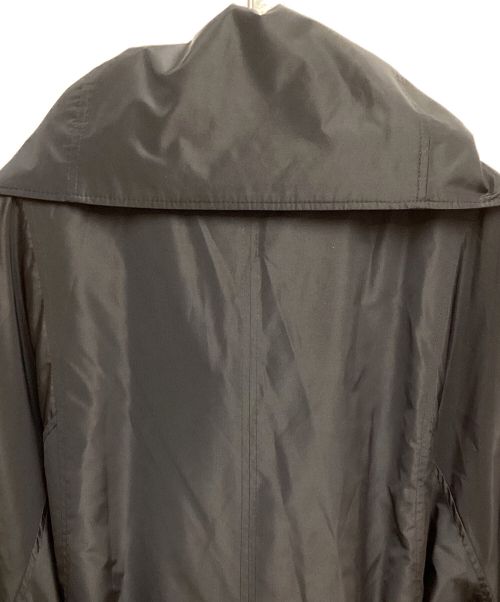 ISSEY MIYAKE（イッセイミヤケ）ISSEY MIYAKE (イッセイミヤケ) Silk polyester trench coat(シルクポリエステルトレンチコート) ネイビー サイズ:3の古着・服飾アイテム