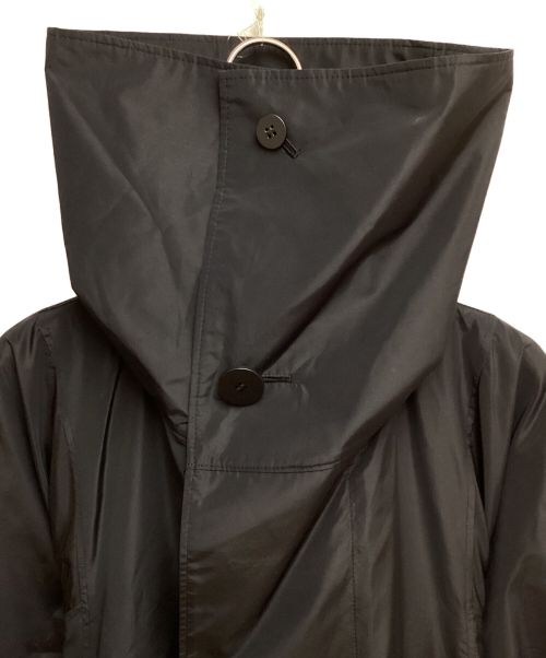 ISSEY MIYAKE（イッセイミヤケ）ISSEY MIYAKE (イッセイミヤケ) Silk polyester trench coat(シルクポリエステルトレンチコート) ネイビー サイズ:3の古着・服飾アイテム