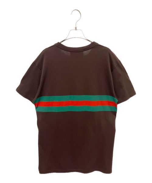 GUCCI（グッチ）GUCCI (グッチ) インターロッキングGTシャツ ブラウン サイズ:XSの古着・服飾アイテム