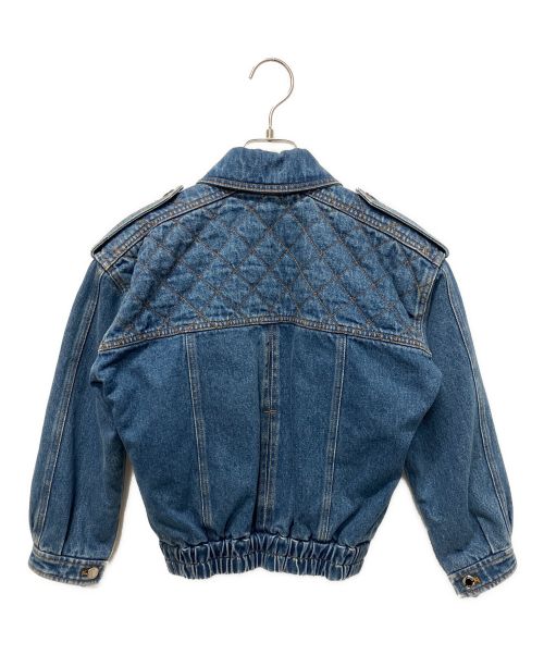 LOUIS VUITTON（ルイ ヴィトン）LOUIS VUITTON (ルイ ヴィトン) ショート丈キルティングデニムジャケット インディゴ サイズ:34の古着・服飾アイテム