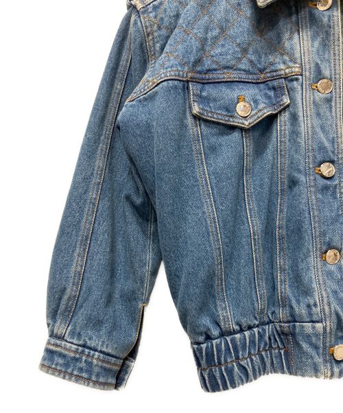 LOUIS VUITTON（ルイ ヴィトン）LOUIS VUITTON (ルイ ヴィトン) ショート丈キルティングデニムジャケット インディゴ サイズ:34の古着・服飾アイテム