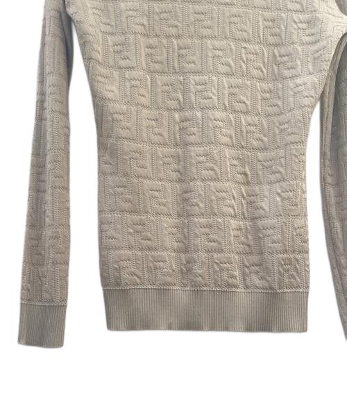 FENDI（フェンディ）FENDI (フェンディ) ズッカニット ベージュ サイズ:38の古着・服飾アイテム
