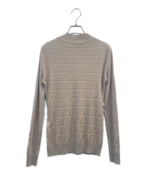 FENDI（フェンディ）FENDI (フェンディ) ズッカニット ベージュ サイズ:38の古着・服飾アイテム