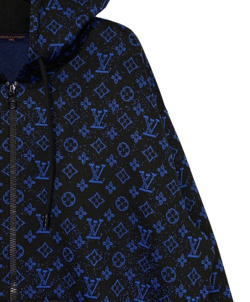 LOUIS VUITTON（ルイ ヴィトン）LOUIS VUITTON (ルイ ヴィトン) モノグラムジップパーカー ブラック サイズ:Lの古着・服飾アイテム