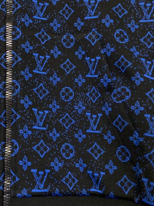 LOUIS VUITTON（ルイ ヴィトン）LOUIS VUITTON (ルイ ヴィトン) モノグラムジップパーカー ブラック サイズ:Lの古着・服飾アイテム
