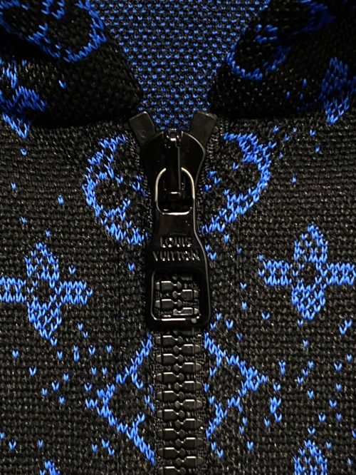 LOUIS VUITTON（ルイ ヴィトン）LOUIS VUITTON (ルイ ヴィトン) モノグラムジップパーカー ブラック サイズ:Lの古着・服飾アイテム