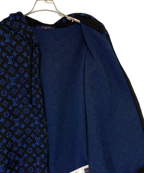 LOUIS VUITTON（ルイ ヴィトン）LOUIS VUITTON (ルイ ヴィトン) モノグラムジップパーカー ブラック サイズ:Lの古着・服飾アイテム