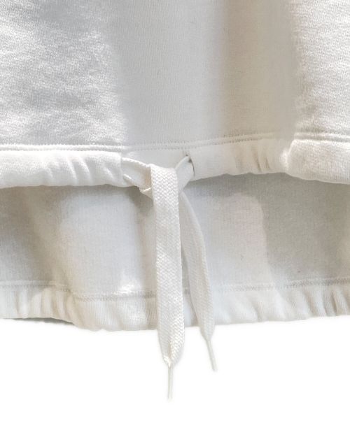 VALENTINO（ヴァレンティノ）VALENTINO (ヴァレンティノ) スパンコールロゴパーカー ホワイト サイズ:XSの古着・服飾アイテム