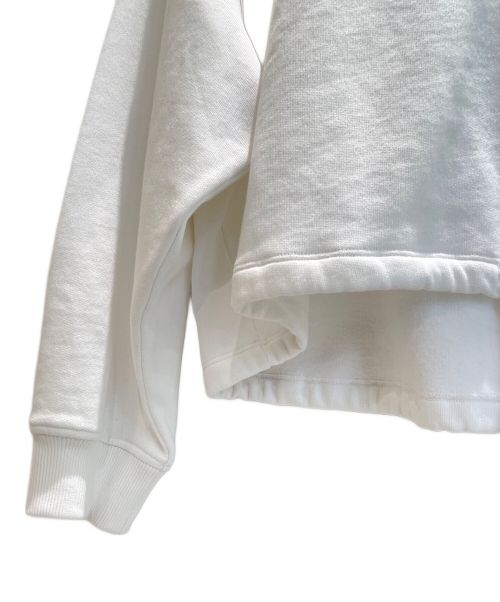 VALENTINO（ヴァレンティノ）VALENTINO (ヴァレンティノ) スパンコールロゴパーカー ホワイト サイズ:XSの古着・服飾アイテム