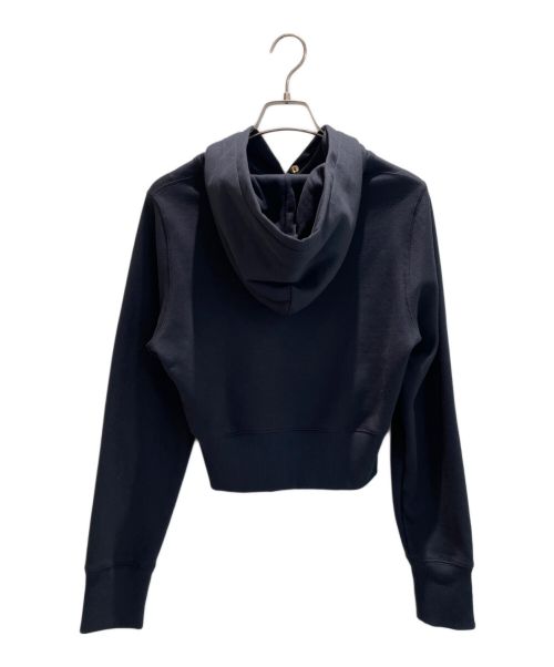 VALENTINO（ヴァレンティノ）VALENTINO (ヴァレンティノ) スパンコールロゴパーカー ネイビー サイズ:Sの古着・服飾アイテム
