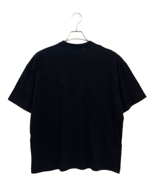 PRADA（プラダ）PRADA (プラダ) エンブロイダリージャージーTシャツ ブラック サイズ:Sの古着・服飾アイテム