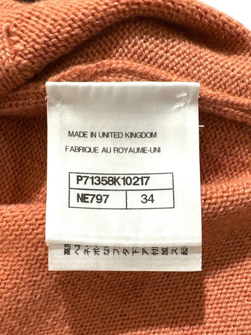 CHANEL（シャネル）CHANEL (シャネル) ココボタンカシミヤニットカーディガン ピンク×ブラック サイズ:34の古着・服飾アイテム