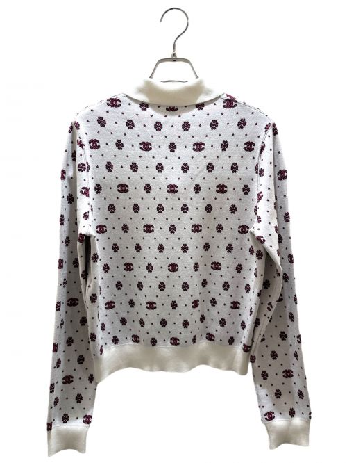 CHANEL（シャネル）CHANEL (シャネル) ハーフジップノルディックニット ホワイト サイズ:38の古着・服飾アイテム