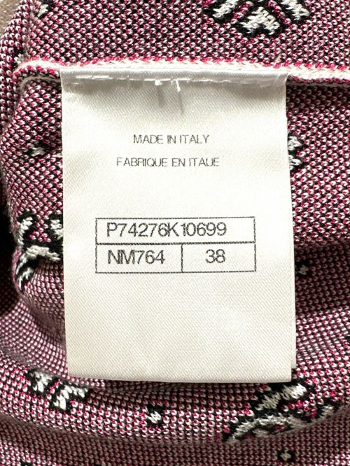 CHANEL（シャネル）CHANEL (シャネル) ハーフジップノルディックニット ホワイト サイズ:38の古着・服飾アイテム