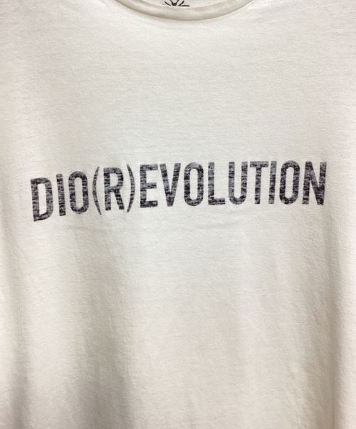 Christian Dior（クリスチャン ディオール）Christian Dior (クリスチャン ディオール) ロゴTシャツ ベージュ サイズ:Mの古着・服飾アイテム