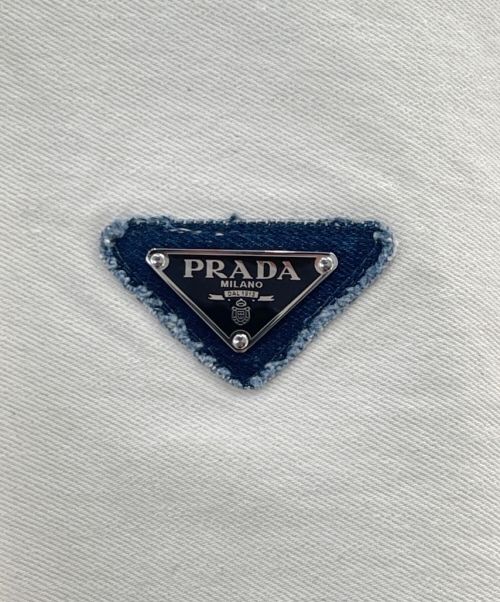 PRADA（プラダ）PRADA (プラダ) デニムブラウス ベージュ サイズ:36の古着・服飾アイテム