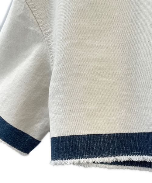 PRADA（プラダ）PRADA (プラダ) デニムブラウス ベージュ サイズ:36の古着・服飾アイテム