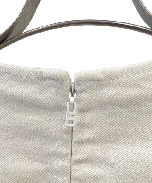 PRADA（プラダ）PRADA (プラダ) デニムブラウス ベージュ サイズ:36の古着・服飾アイテム