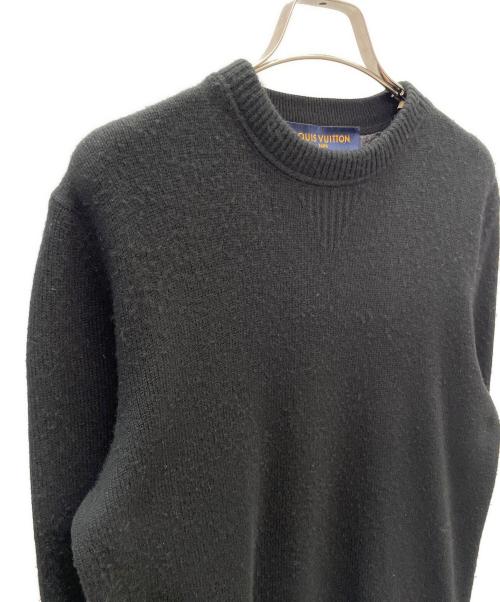 LOUIS VUITTON（ルイ ヴィトン）LOUIS VUITTON (ルイ ヴィトン) 19AW ハーフアンド ハーフ モノグラム ニット ブラック サイズ:XSの古着・服飾アイテム