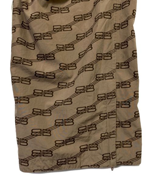 BALENCIAGA（バレンシアガ）BALENCIAGA (バレンシアガ) モノグラムBBパンツ ブラウン サイズ:Sの古着・服飾アイテム