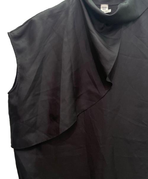 HERMES（エルメス）HERMES (エルメス) シルク ワンピース ブラック サイズ:36の古着・服飾アイテム
